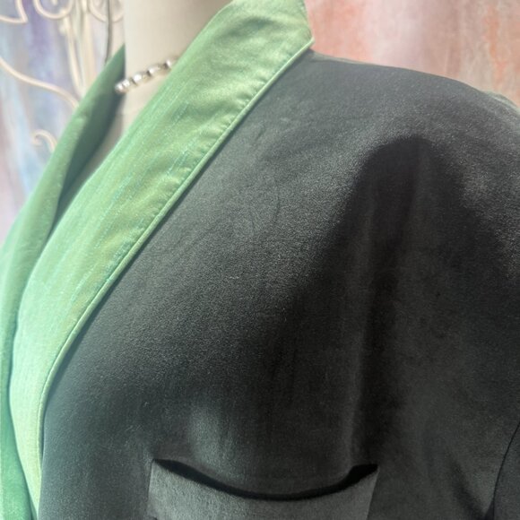 Vintage📌Gorgeous High-Quality Workmanship Plus Size Velvet Lady Jacket -Blazer - Picture 8 of 16